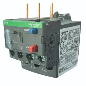 Schneider Overload Relay Close-up Showing Terminals And Casing