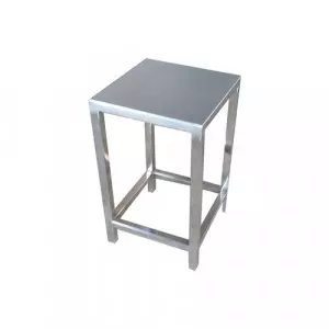 Stainless Steel Pharmaceutical Stool Designed For Cleanroom Use