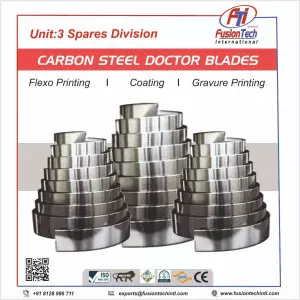 FusionTech International Is An Exporter Of Stainless Steel Doctor Blade In Napier New Zealand