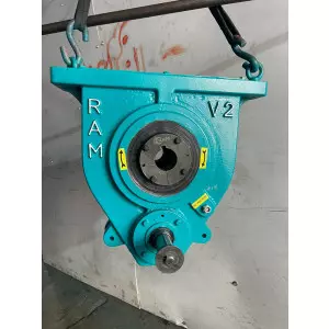 Industrial V Gearbox Showing Durable Housing And Gears