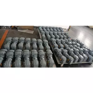 Parallel Shaft Helical Gearbox Showing Detailed Assembly