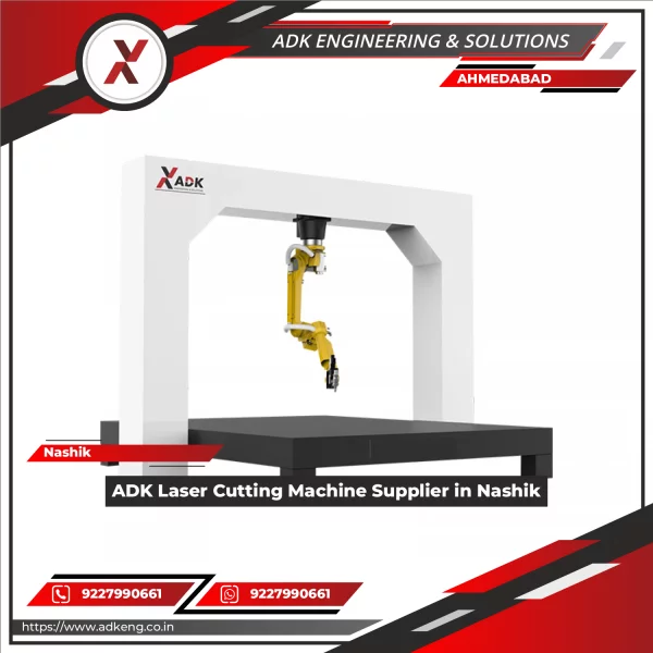 Industrial Laser Cutting Machine Operating On Sheet Metal