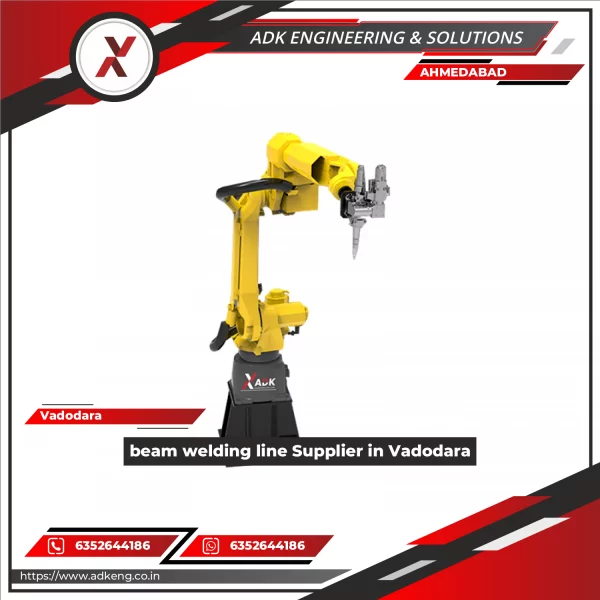 Beam Welding Line Machine Setup In Industrial Workshop