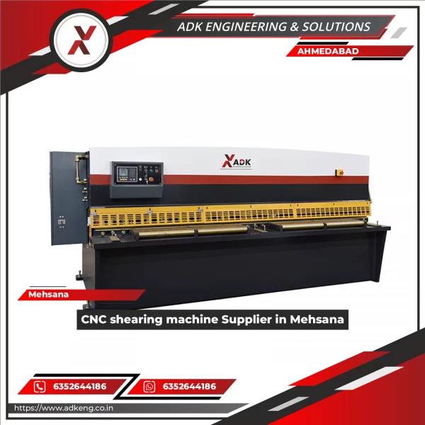 CNC Shearing Machine Cutting Metal Sheet