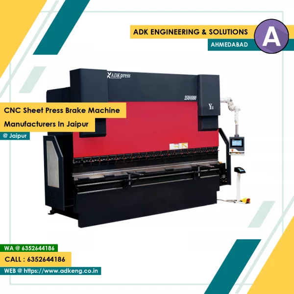 CNC Sheet Press Brake Machine Manufacturers In Jaipur