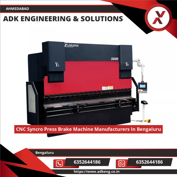 CNC Syncro Press Brake Machine Manufacturers In Bengaluru