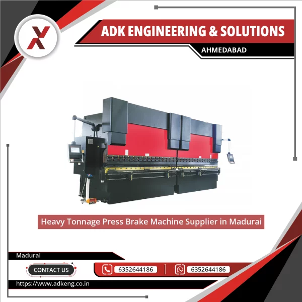 Heavy Tonnage Press Brake Machine With Steel Frame And Hydraulic System