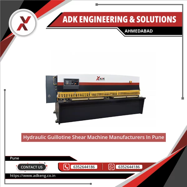 Hydraulic Guillotine Shear Machine Manufacturers In Pune