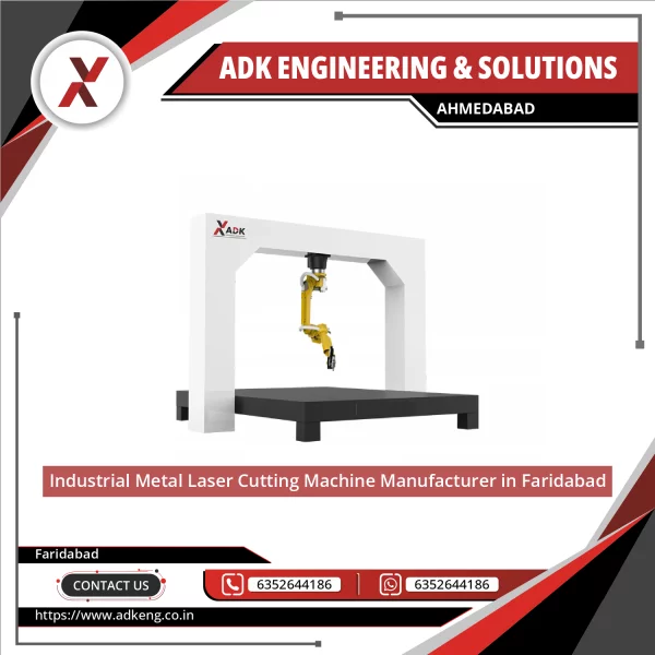 Industrial Metal Laser Cutting Machine In Operation