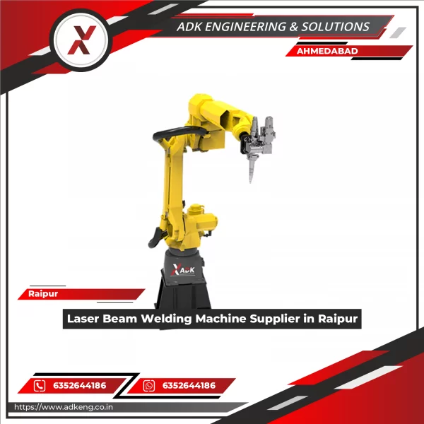 Laser Beam Welding Machine Working On Metal Components