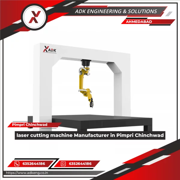 Laser Cutting Machine Operating On Metal Sheet In Industrial Workshop
