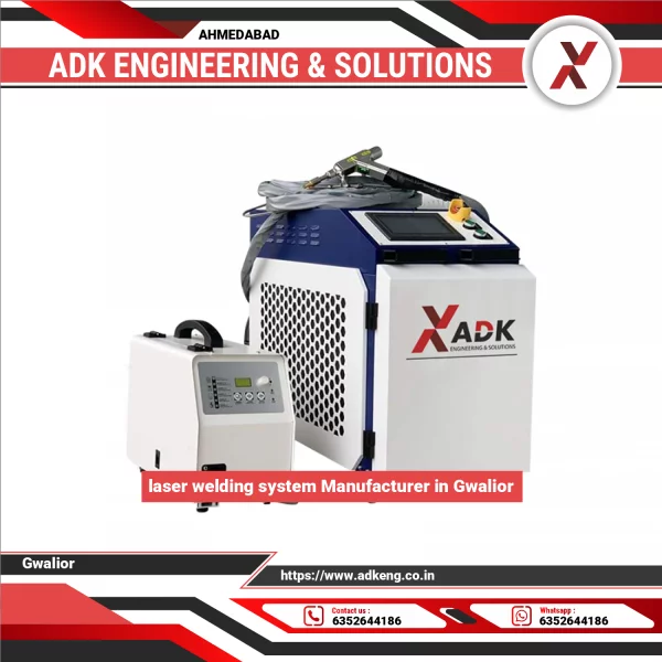 Industrial Laser Welding Machine Working On Metal Parts