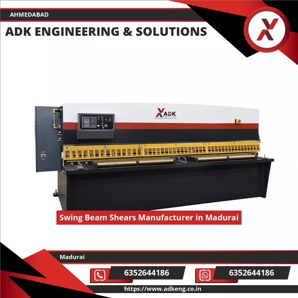 Swing Beam Shear Machine Cutting Thick Metal Sheet