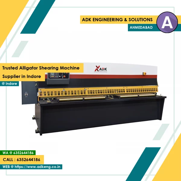 Trusted Alligator Shearing Machine Supplier In Indore