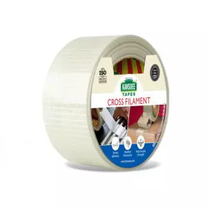 Cross Filament Tape Roll Showing Crisscross Fiber Reinforcement