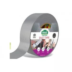 Rolls Of Industrial Duct Tape Stacked Ready For Shipment