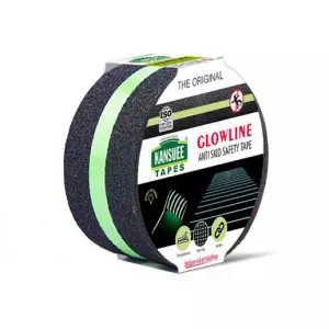 Glowline Anti Skid Tape Roll Showing Luminous Surface