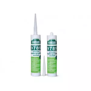 Industrial Silicone Sealant Tubes Arranged On A Workbench Showing Labels And Different Sizes