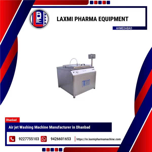 Air Jet Washing Machine Used For Cleaning Pharmaceutical Bottles And Vials