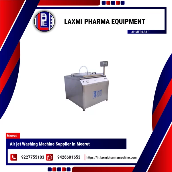 Air Jet Washing Machine Used In Pharmaceutical Bottle Cleaning Process