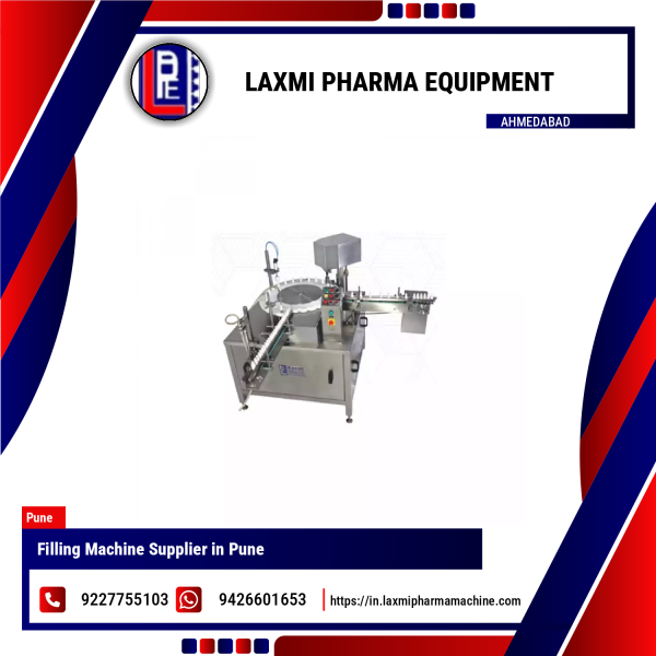 Automatic Pharmaceutical Bottle Filling Machine Working On Production Line