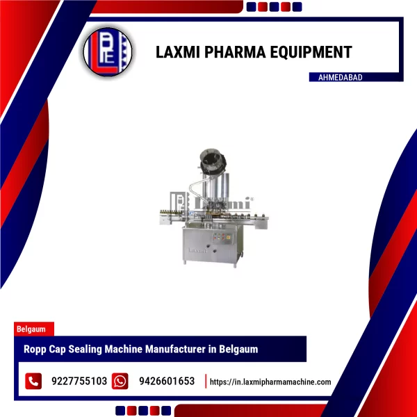 Ropp Cap Sealing Machine Operating On Vial Filling Line