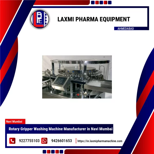 Rotary Gripper Washing Machine Cleaning Pharmaceutical Vials