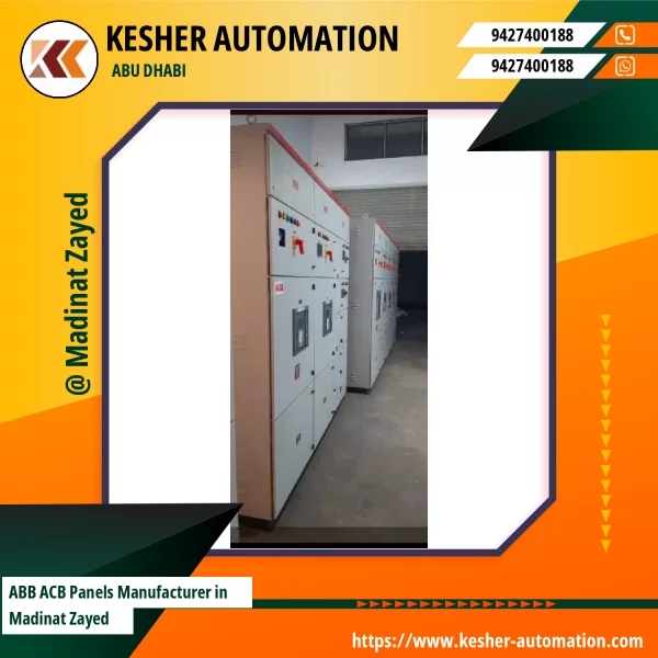 ABB Air Circuit Breaker Panel Installed At Industrial Site