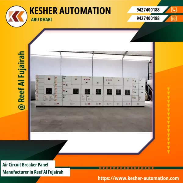 Air Circuit Breaker Panel Installed Inside An Industrial Electrical Control Cabinet