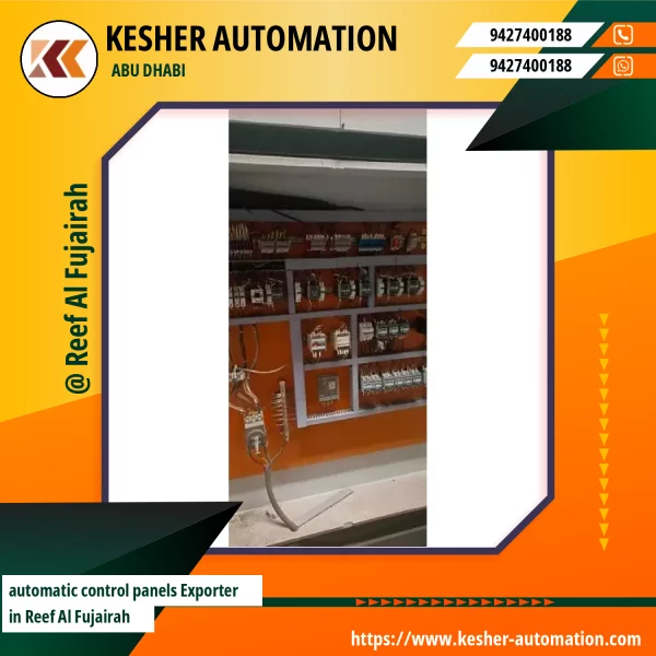 Automatic Control Panel Unit Installed In An Industrial Setting