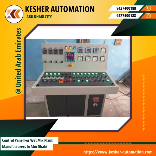 Control Panel For Wet Mix Plant Manufacturers In Abu Dhabi