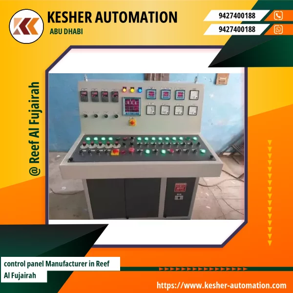 Control Panel With Switches And Indicators Installed In Industrial Setting
