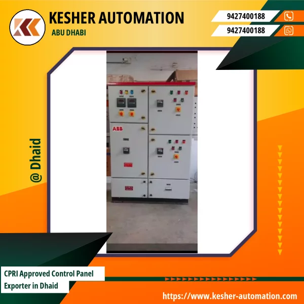 CPRI Approved Electrical Control Panel Installed In Industrial Setup