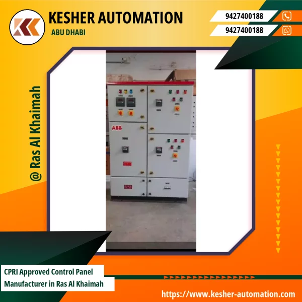 CPRI Approved Electrical Control Panel Installed In Industrial Setup