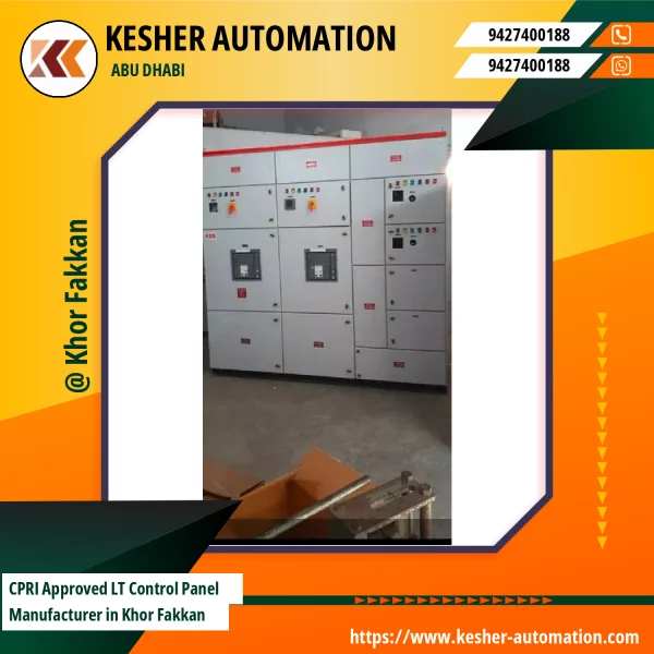 CPRI Approved Low Tension Electrical Control Panel Installed In Industrial Setting