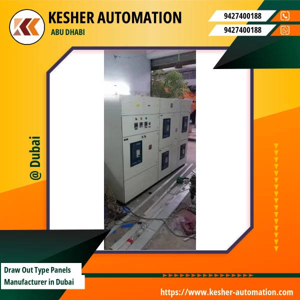 Draw Out Type Electrical Control Panel Showing Modular Compartments