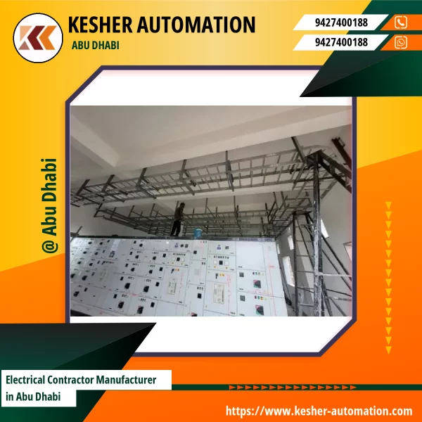 Electrical Control Panel Installation By Technician In Industrial Setting