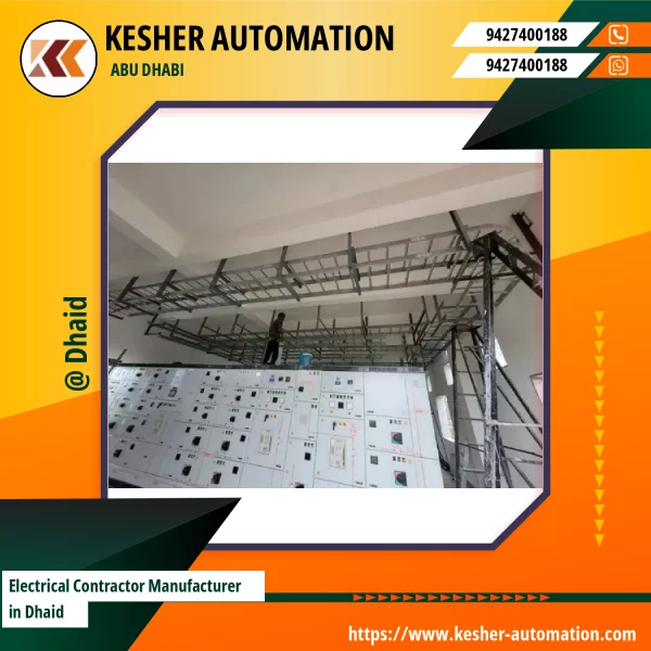 Electrical Contractor Control Panel Installed For Industrial Site