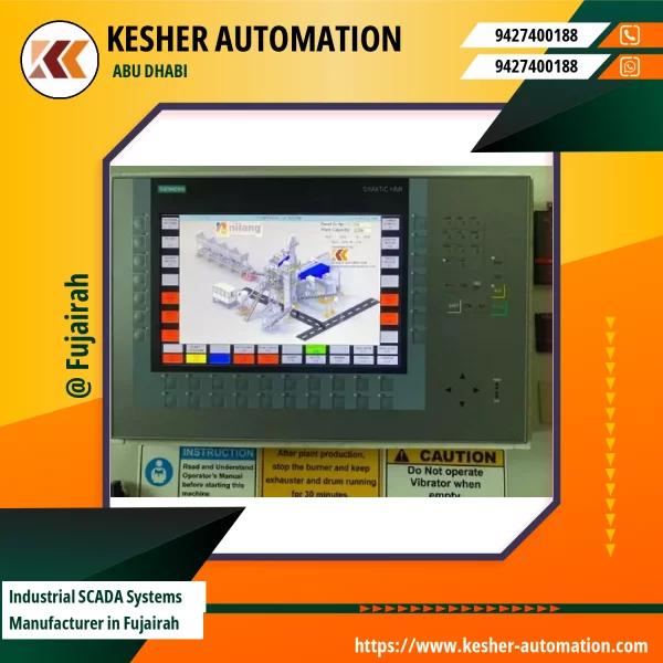 Industrial SCADA Control Panel Showing Real-time Process Monitoring