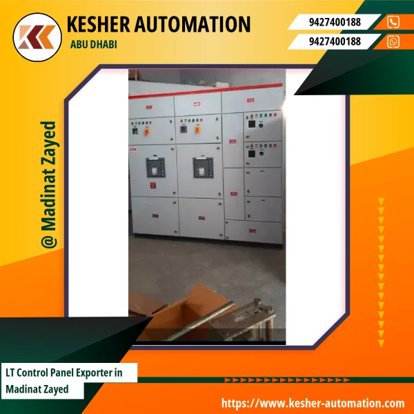 Low Tension Control Panel Installed In An Industrial Setting