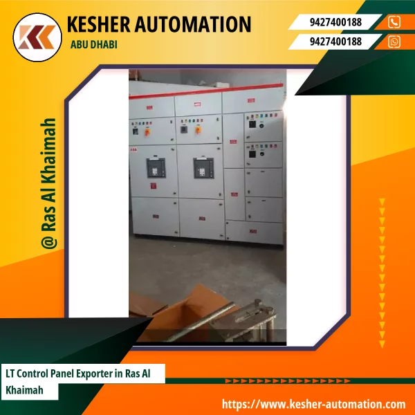 Low Tension Control Panel Unit Showing Switches And Wiring Connections