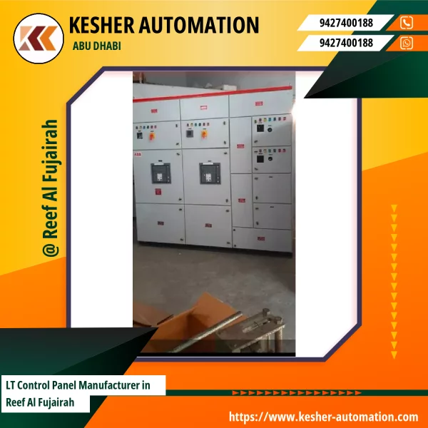 Photo Showing LT Control Panel With Ground Bus Arrangement Inside An Electrical Cabinet