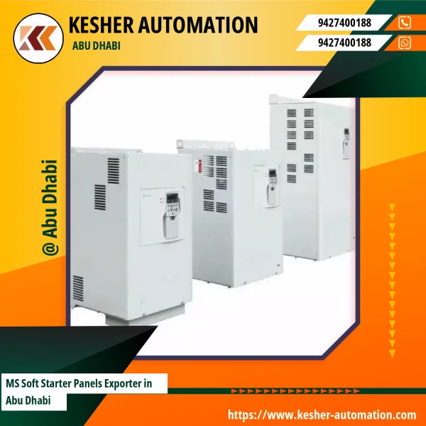 MS Soft Starter Panel Installed In Industrial Setup