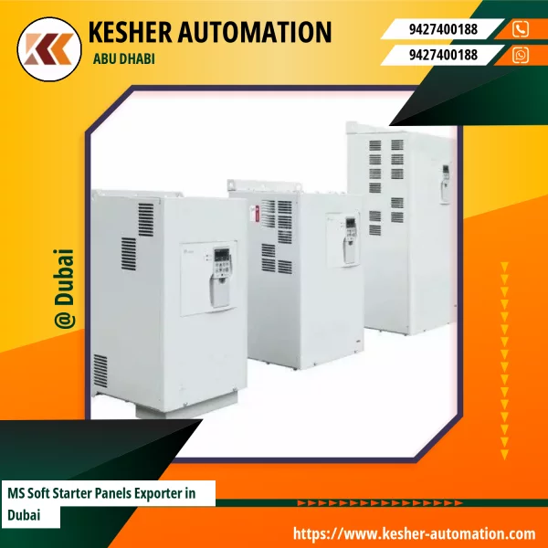 MS Soft Starter Panel Installed On Factory Floor