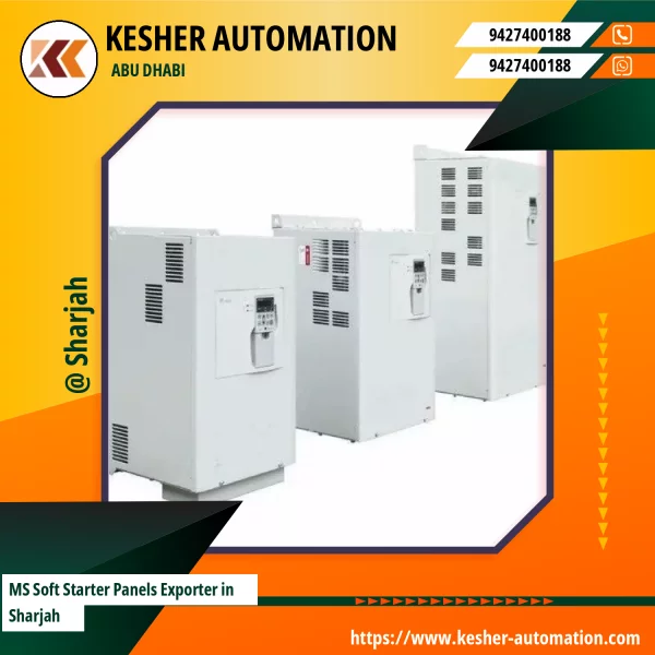 MS Soft Starter Panel Installed In Industrial Facility Showing Control Interface