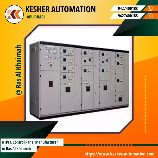 RTPFC Control Panel Showing Front View Of Electrical Components