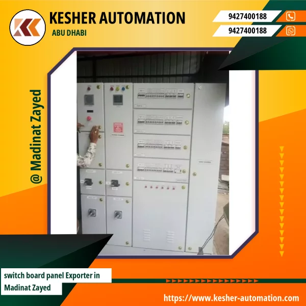 Switch Board Panel Installed For Industrial Power Control