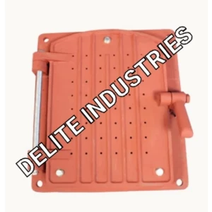 Cast Iron Boiler Fire Door Installed On Industrial Boiler