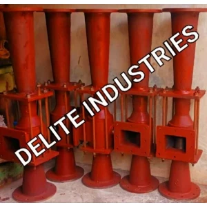 Fuel Mixing Nozzle Component Showing Metal Surface Detail