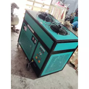 10 TR Industrial Water Chiller Unit Installed In Factory Setting